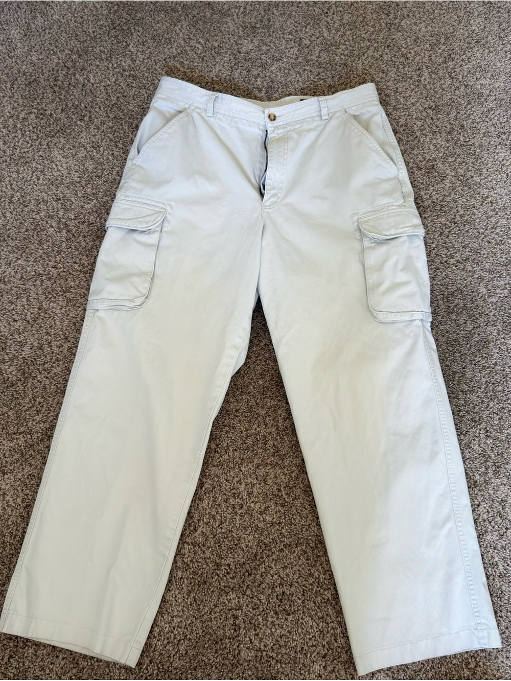 Daniel Cremieux Light Beige Cargo Pants - Casual Utility